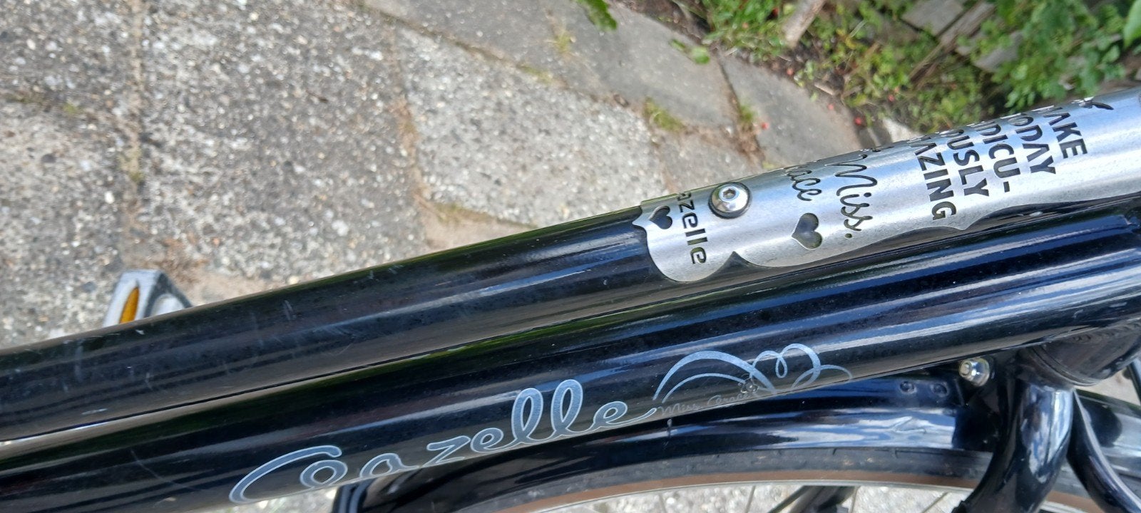 Zwarte Gazelle Miss Grace 28 inch  7 versnellingen, Fietsen en Brommers, Fietsen | Meisjes, Ophalen, Zo goed als nieuw, 26 inch of meer
