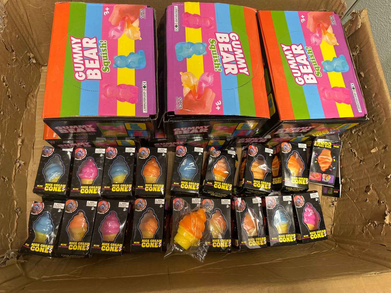 Partij Squishy Speelgoed: Gummy Bears & IJshoorntjes, -, Jongen of Meisje, -, Nieuw
