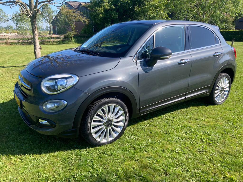 Fiat 500X 1.4 Turbo Multiair 16V 140pk 2015 Grijs NL AUTO, Voorwielaandrijving, 1295 kg, 4 cilinders, 500X