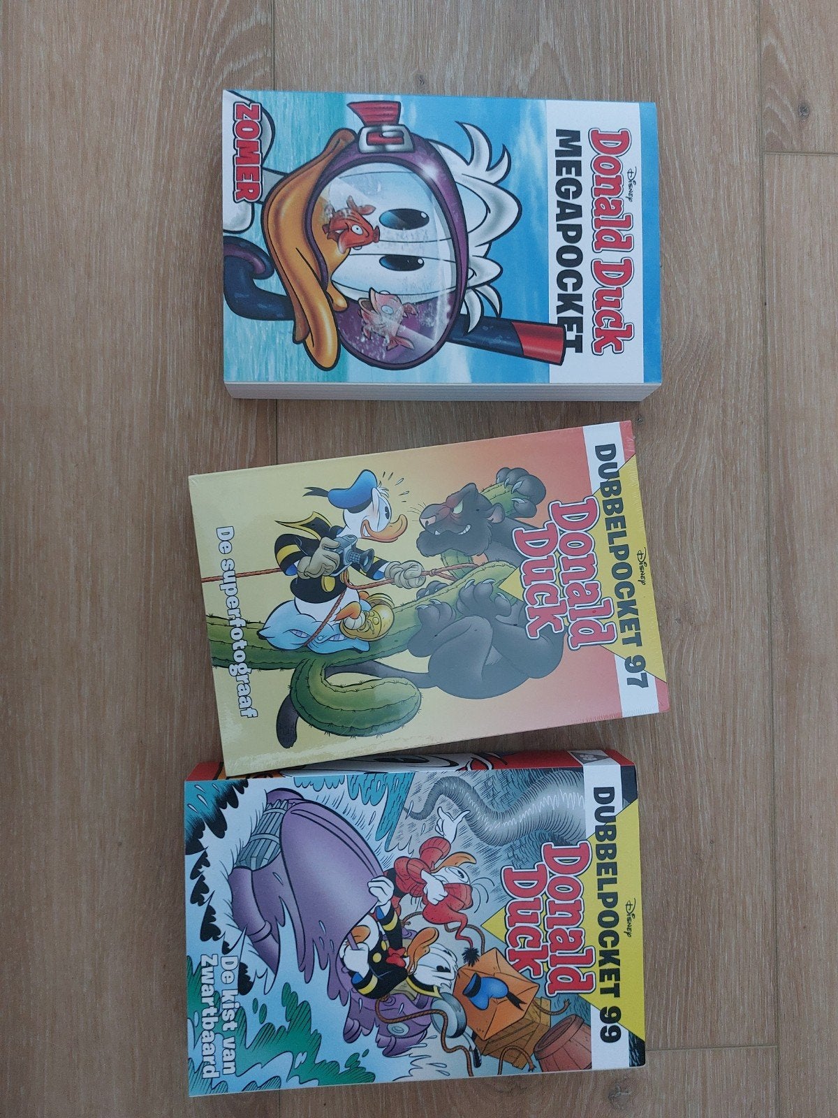 Donald Duck Megapocket en Dubbelpockets (3 stuks), Boeken, Meerdere stripboeken, Ophalen of Verzenden, Gelezen, Walt Disney