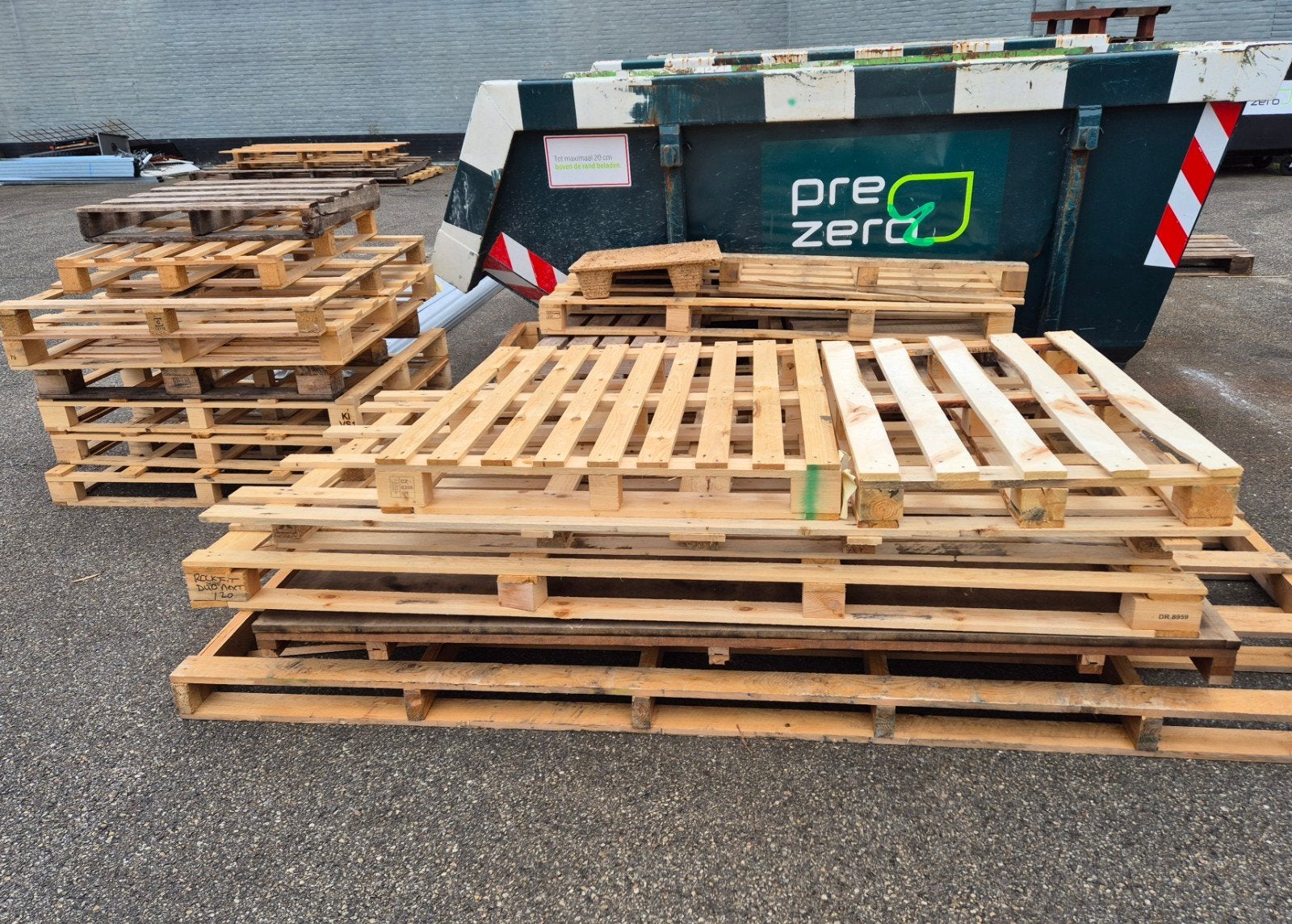 GRATIS! Brandhout pallets!, Ophalen, 50 mm of meer, Pallet, Minder dan 200 cm