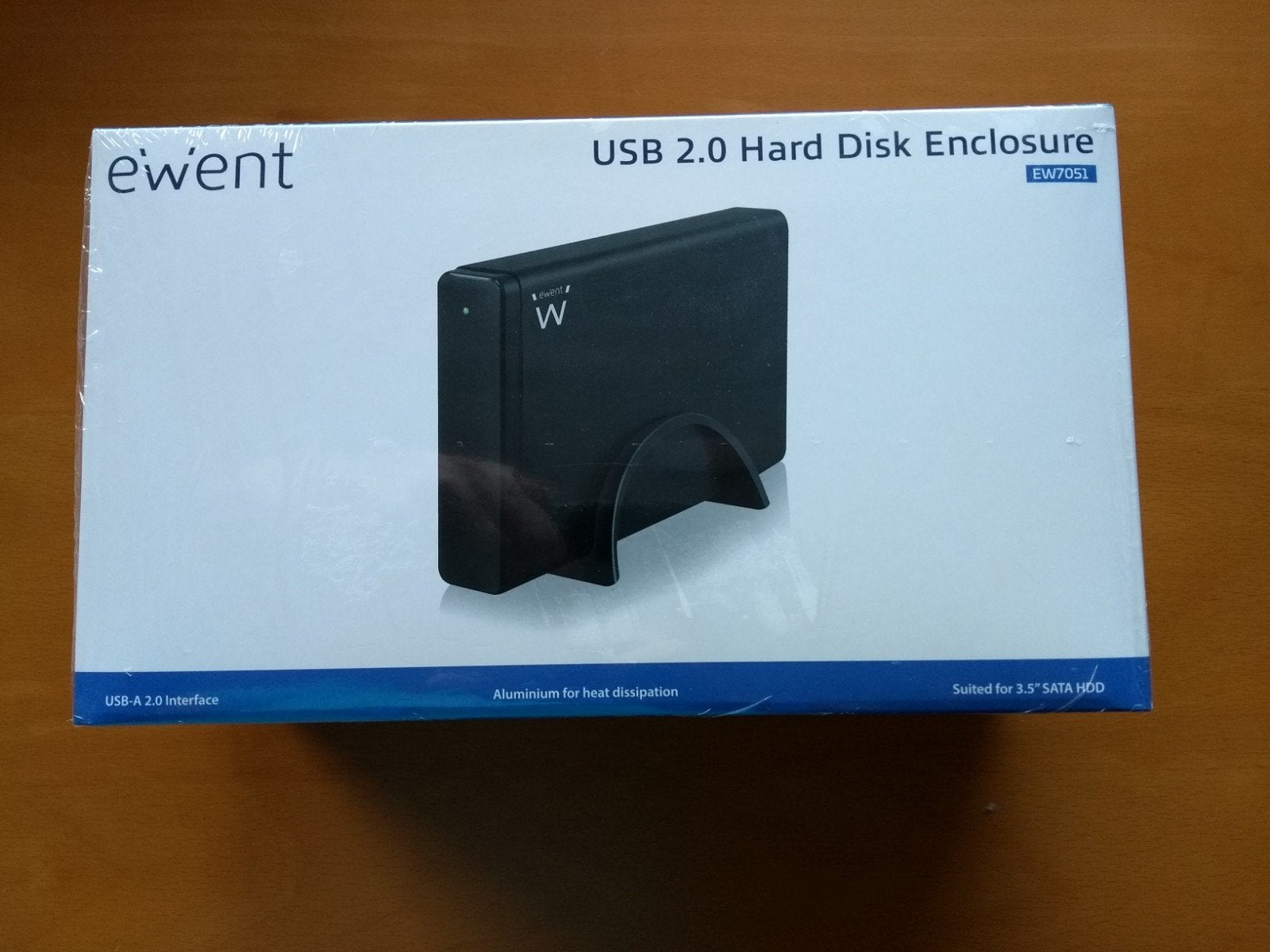 Ewent EW7051 usb 3,5" HDD enclosure nieuw, Computers en Software, HDD, Nieuw, Ophalen of Verzenden, Desktop