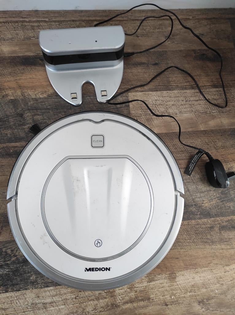 Medion MD19100 Robotstofzuiger, Witgoed en Apparatuur, Stofzuigers, Gebruikt, Ophalen of Verzenden, Robotstofzuiger, Minder dan 1200 watt