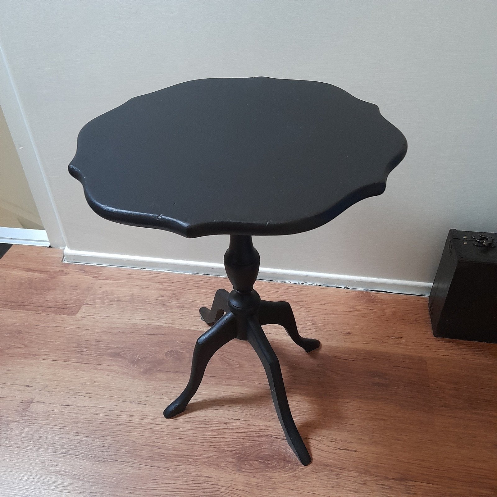 tafeltje zwart, Huis en Inrichting, Minder dan 55 cm, Rond, Nieuw, Ophalen