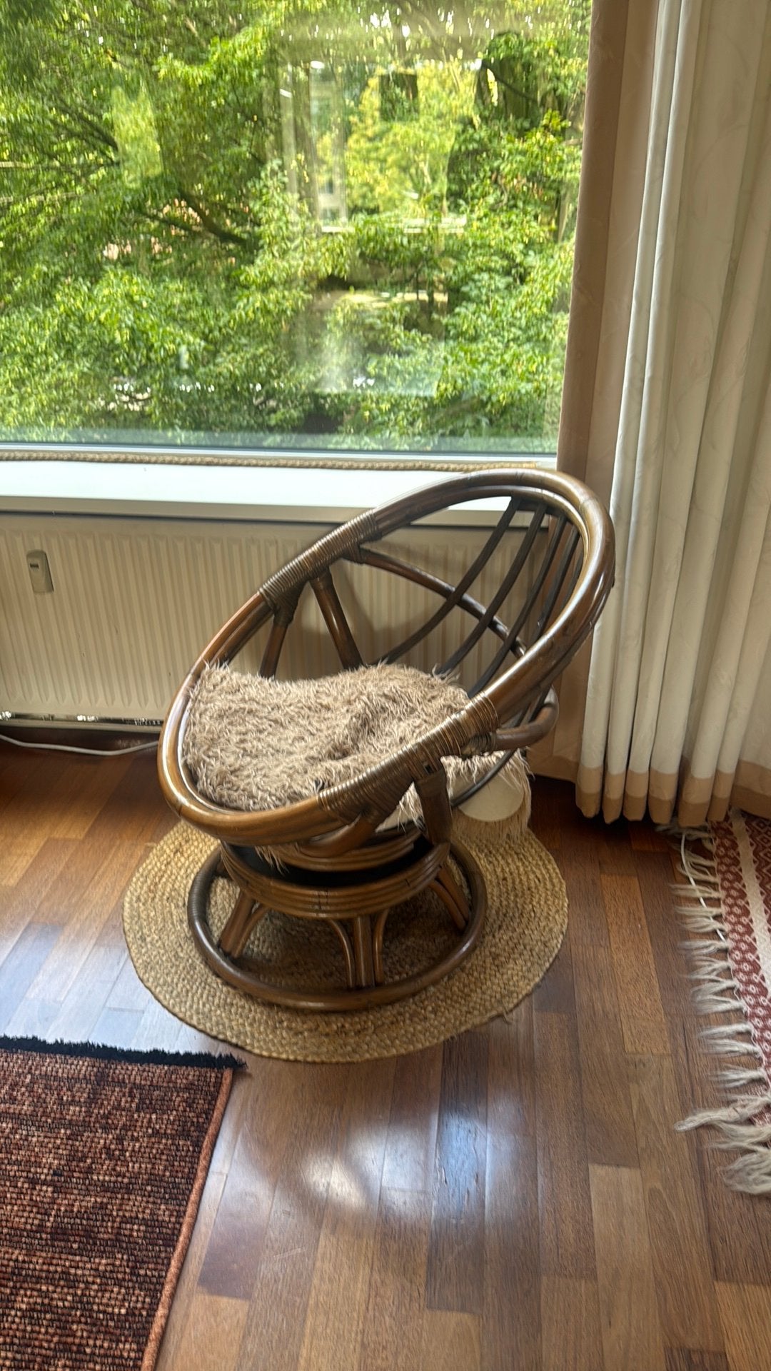 Rotan draaistoel, Dieren en Toebehoren, Kattenmanden, Ophalen, Gebruikt, Riet