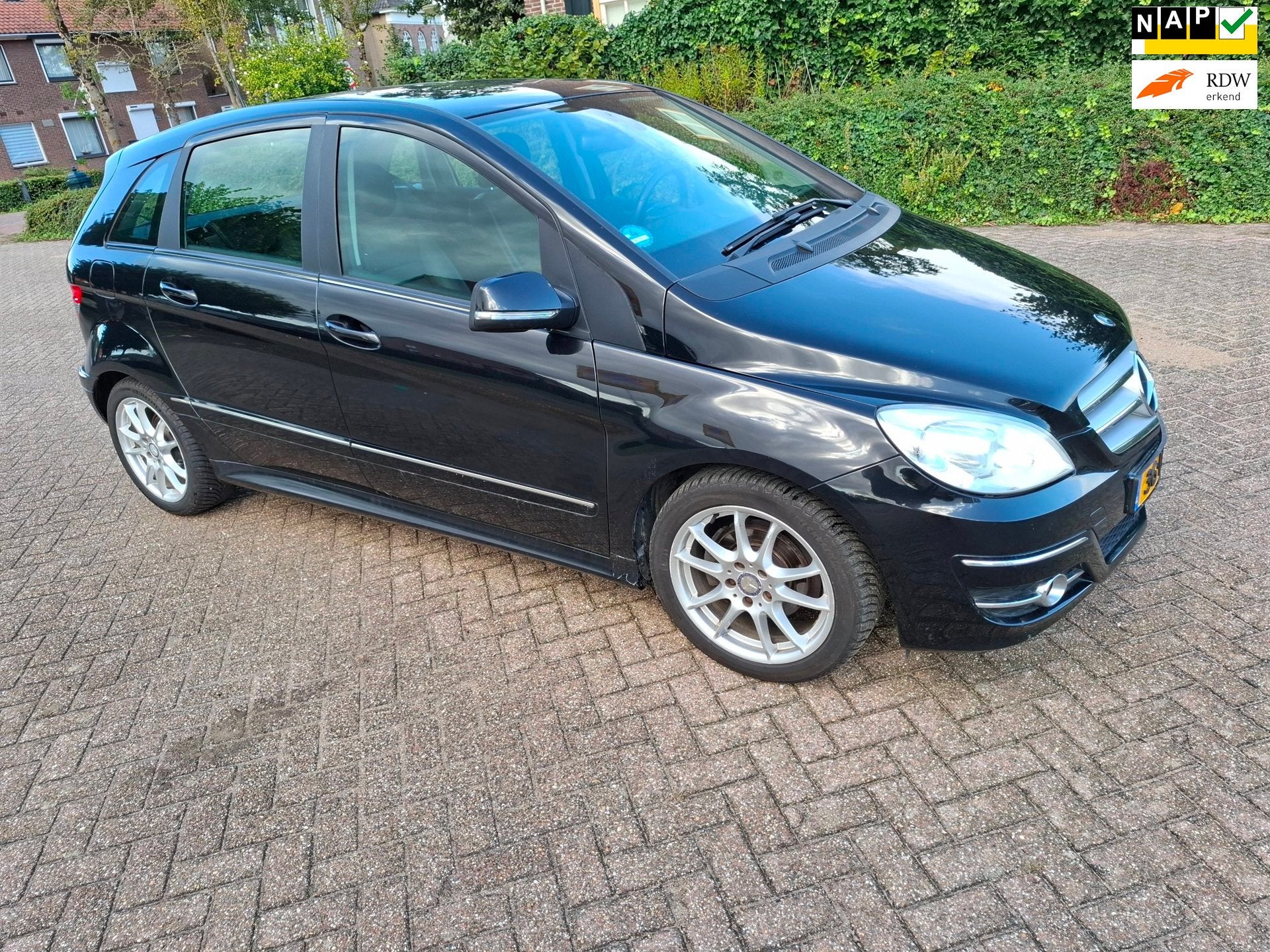 Mercedes-Benz B-klasse 150 Business Class, Auto's, Zwart, Leder en Stof, Zwart, Bedrijf