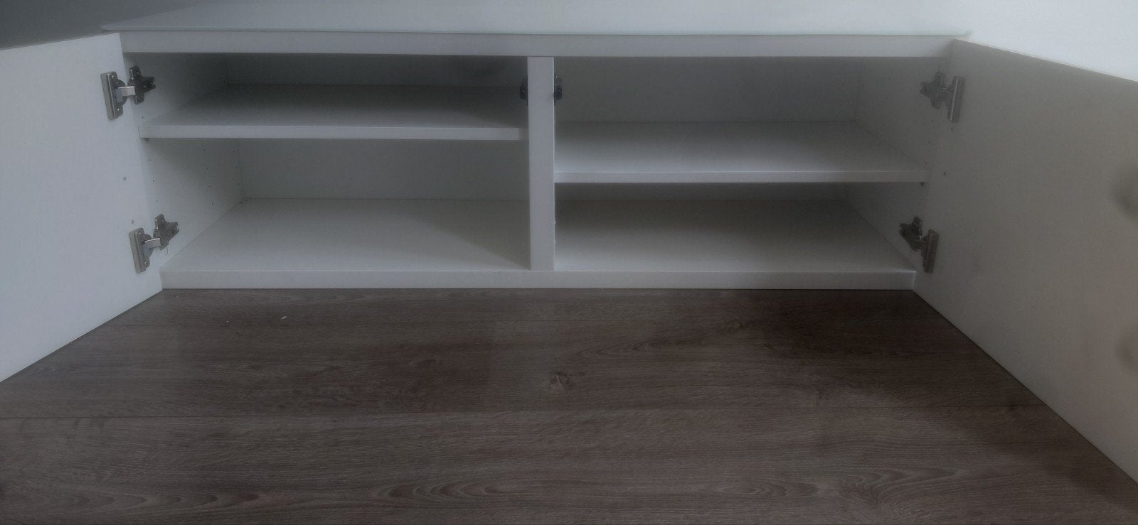 Ikea Besta kast met glasplaat, Ophalen, 100 tot 150 cm, Zo goed als nieuw, Minder dan 100 cm