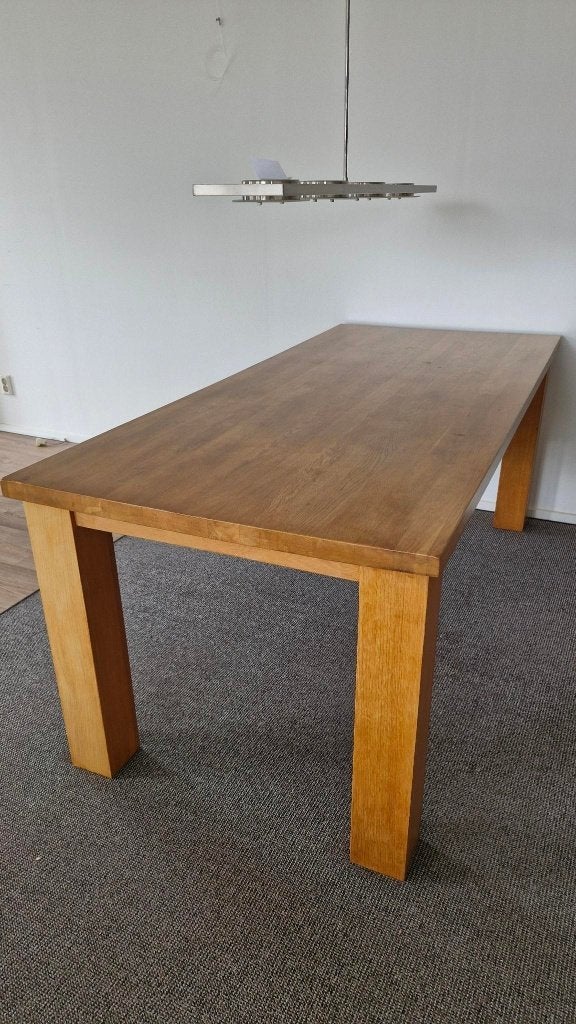 Eettafel Licht eiken 200x90x78, Ophalen, Gebruikt, Eikenhout, Scandinavisch