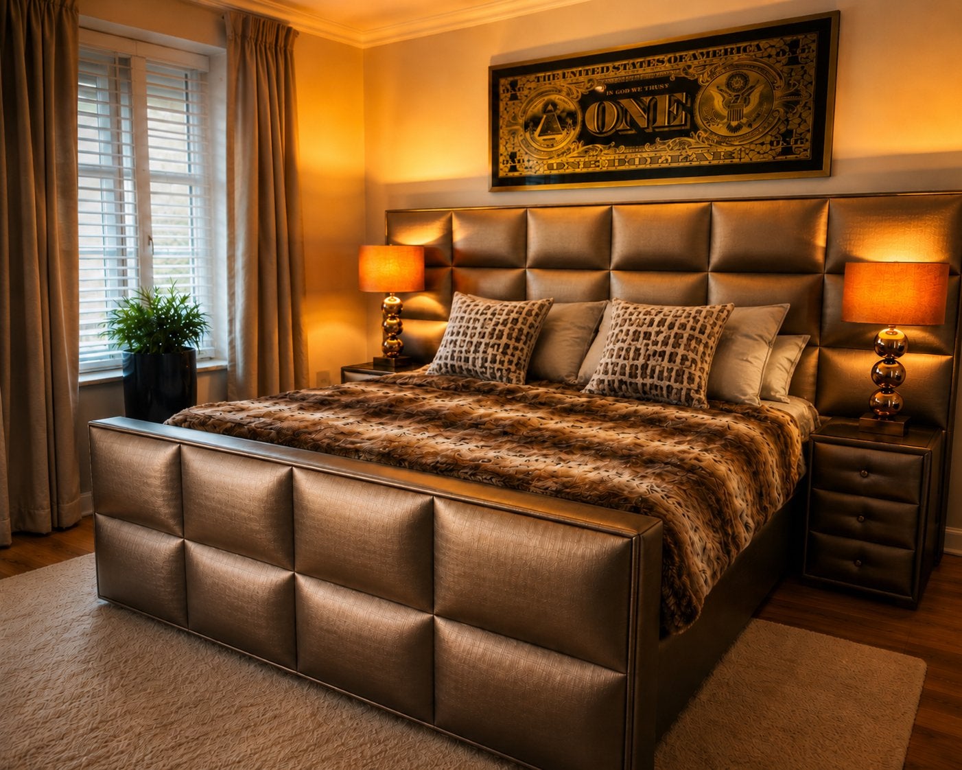 Luxe Majestic MEGA Boxspring King Size 180x200 (Vaste prijs), Ophalen, Zo goed als nieuw, 200 cm of meer, Minder dan 50 cm