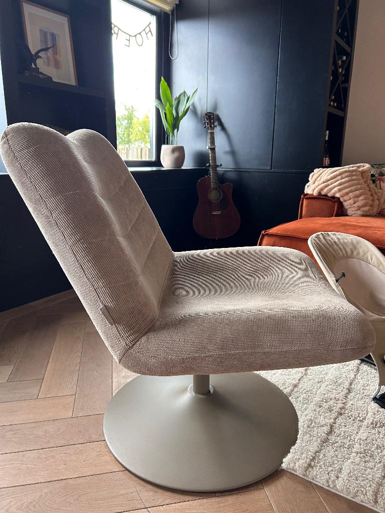Fauteuil Zuiver, Ophalen, Gebruikt, 75 tot 100 cm, Stof