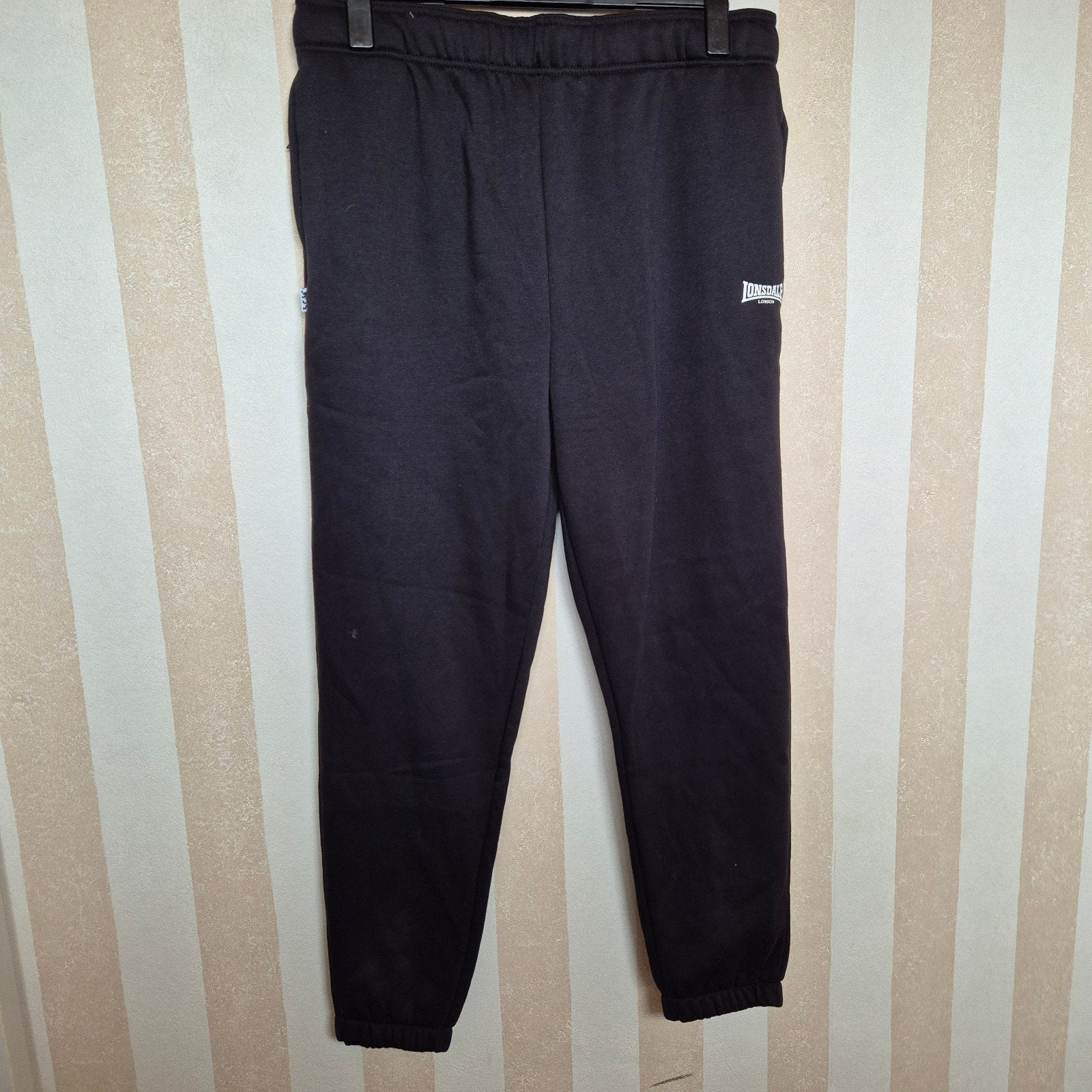Nieuwe Lonsdale joggingbroek heren - Zwart, XXXL, Ophalen of Verzenden, Nieuw, Overige maten, Zwart
