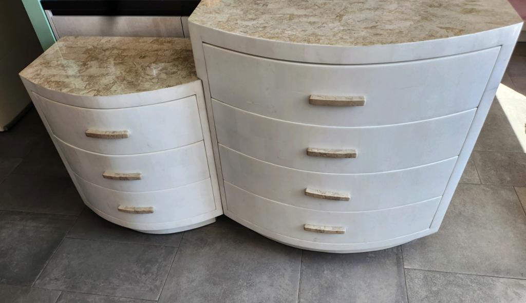 Manhattan Style Ladekast Fossiel, Huis en Inrichting, Ophalen, Gebruikt, 5 laden of meer, 150 tot 200 cm