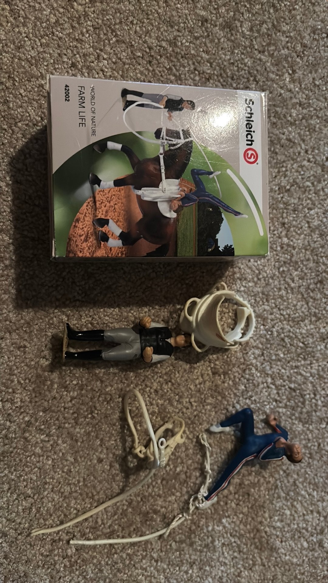 Schleich voltige set, Ophalen of Verzenden, Zo goed als nieuw