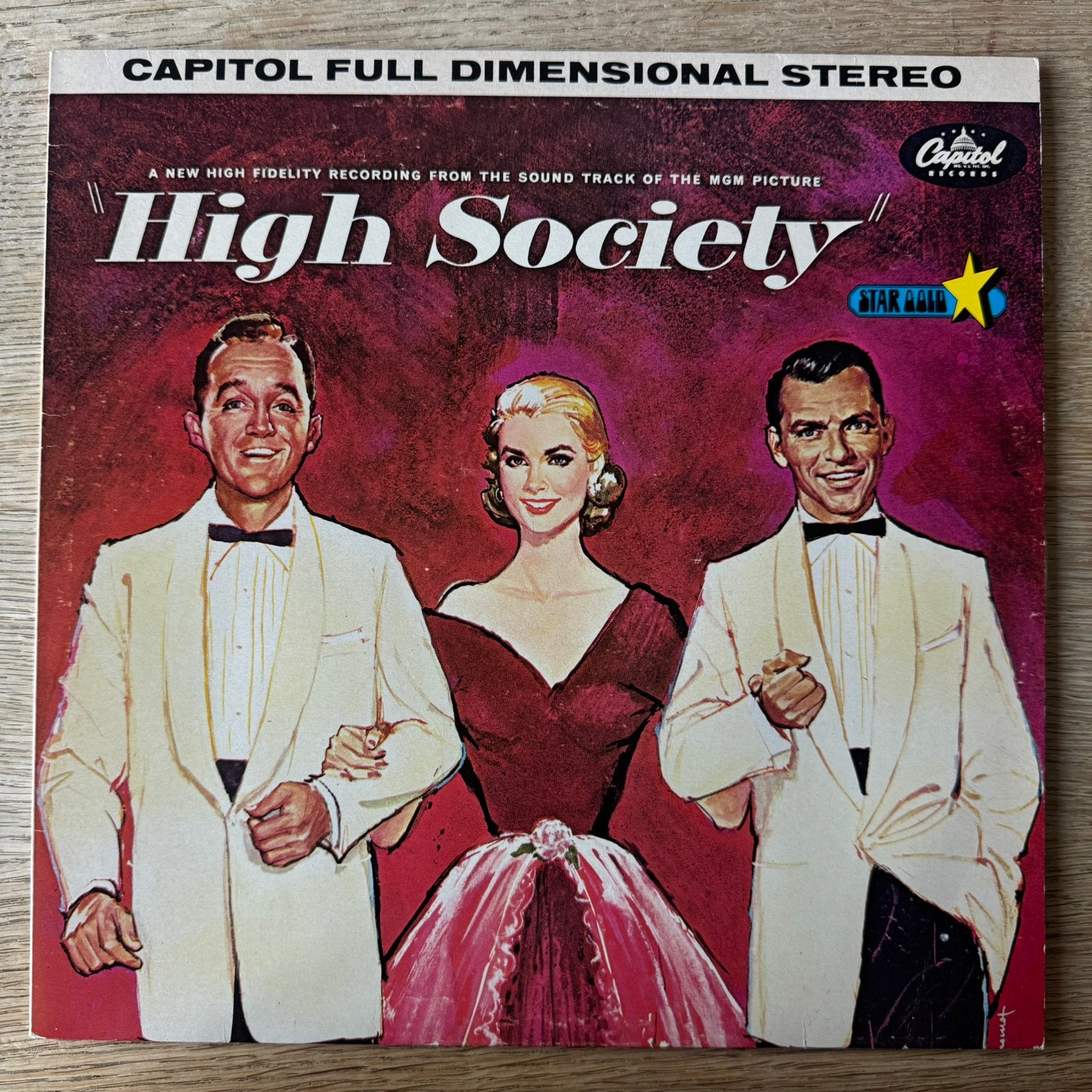 Fran Sinatra Grace Kelly High Society Soundtrack LP Vinyl, Gebruikt, Fotohoes, Ophalen of Verzenden, 12 inch