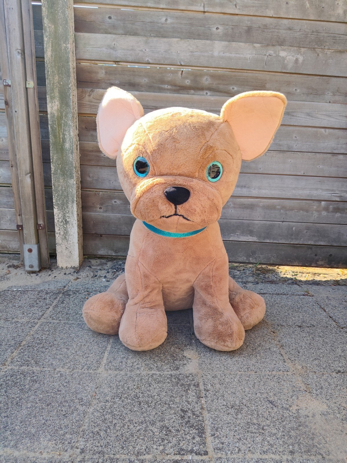 HB Leisure Bulldog Knuffel - Groot met Luchtzak, Ophalen, Gebruikt, Overige merken, Overige karakters