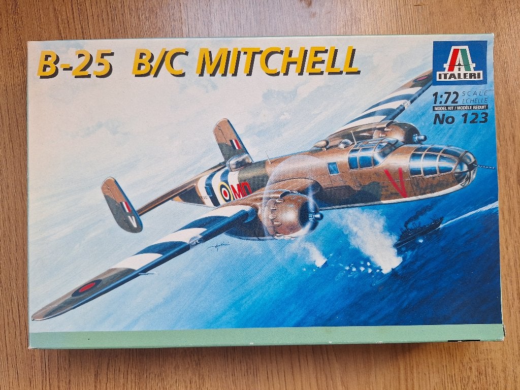 1:72 1/72 Italeri B-25 B/C Mitchell, 1:72 tot 1:144, Italeri, Ophalen of Verzenden, Zo goed als nieuw