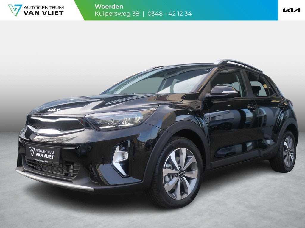 Kia Stonic 1.0 T-GDi MHEV DynamicPlusLine | Navigatie | Carp, Auto's, Kia, Voorwielaandrijving, 12 maanden, Euro 6, Zwart