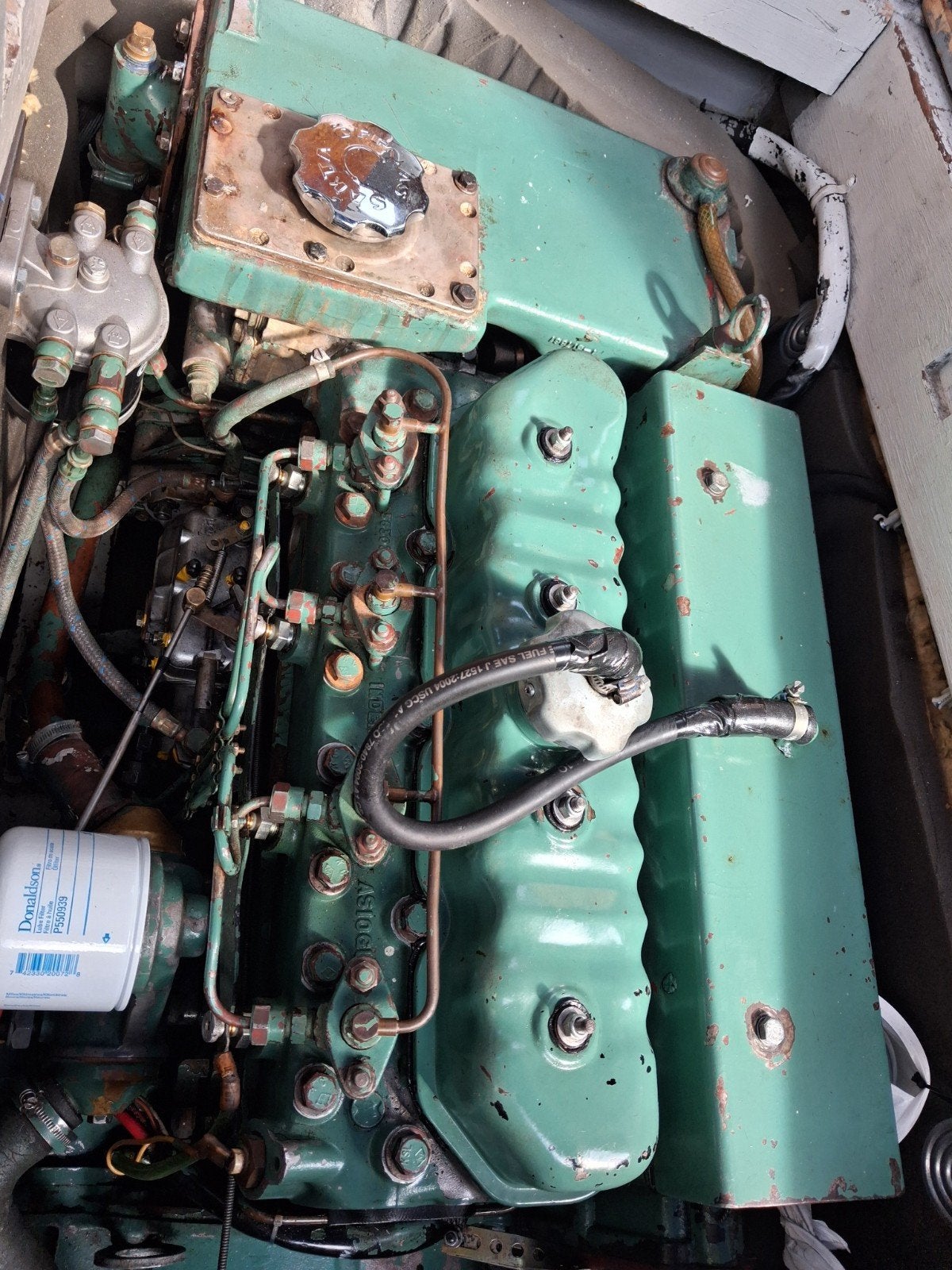 Volvo Penta MD21 scheepsmotor 75 PK  met Velvet Drive, Ophalen, Gebruikt