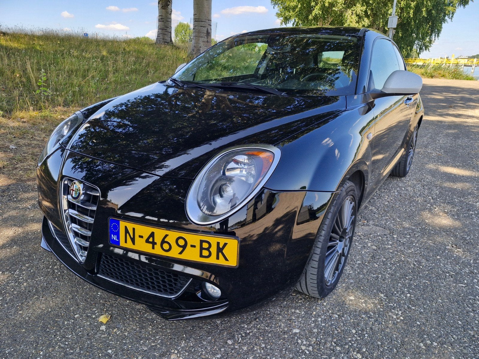 Alfa Romeo MiTo 1.4 *topstaat*, Auto's, Alfa Romeo, Voorwielaandrijving, Stof, Zwart, 4 cilinders