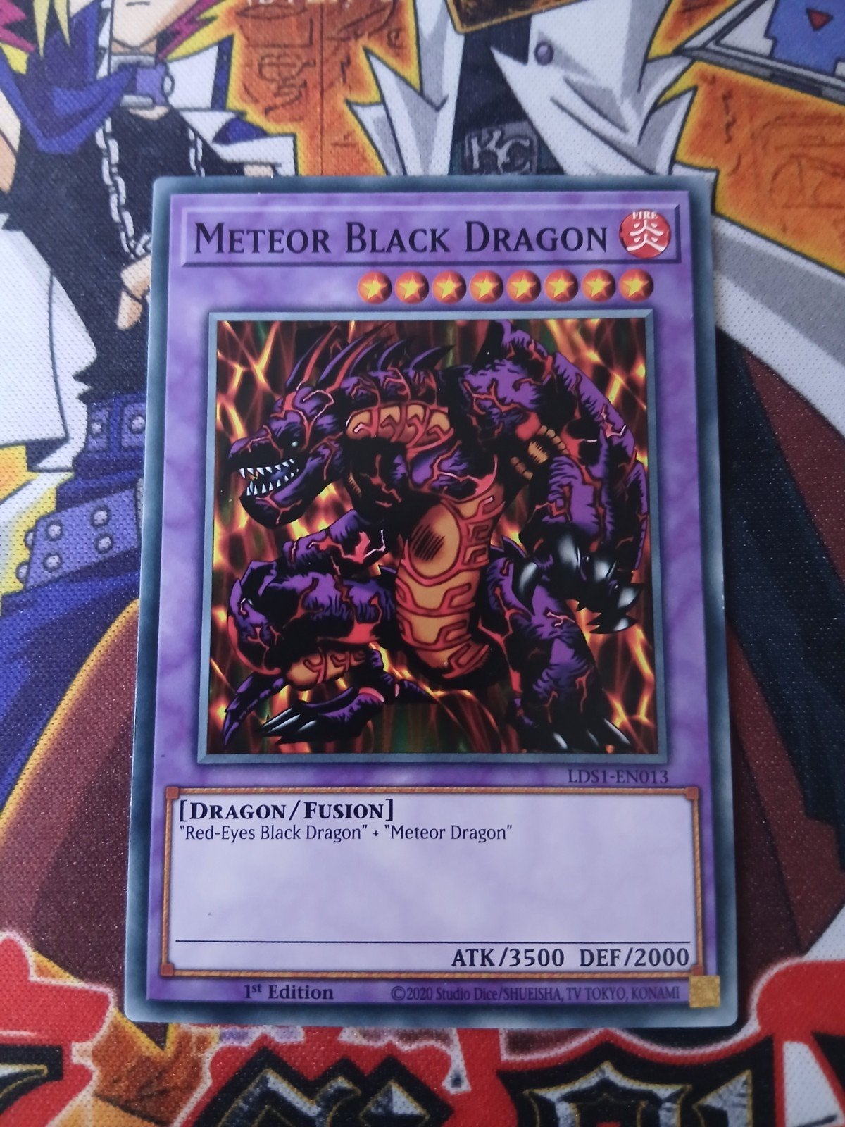 Meteor Black Dragon - LDS1 - Yu-Gi-Oh, Ophalen of Verzenden, Zo goed als nieuw