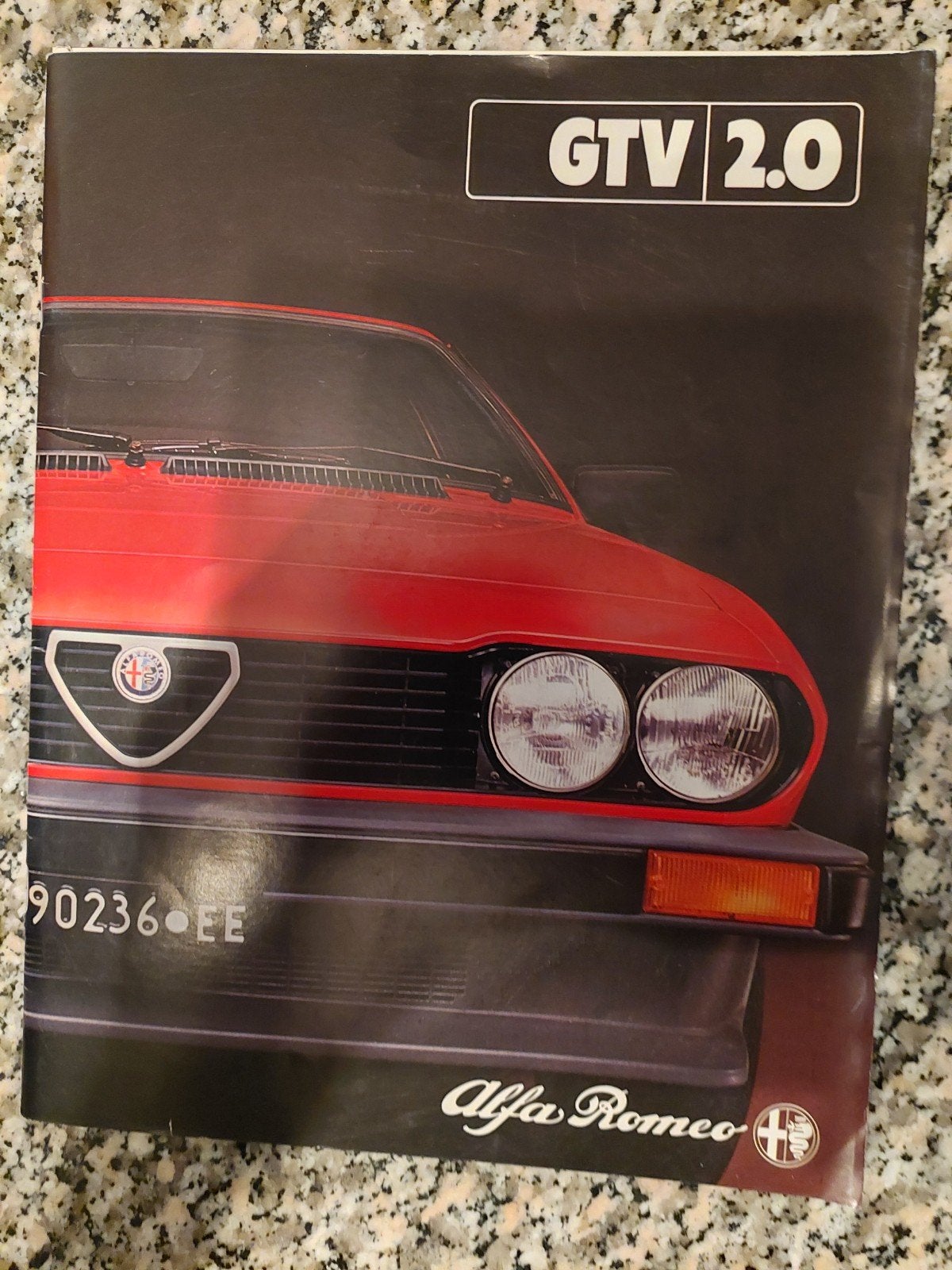 ALFA ROMEO GTV 2.0 GTV 6 2.5 VERKOOP BROCHURE., Ophalen of Verzenden, Zo goed als nieuw, Alfa Romeo