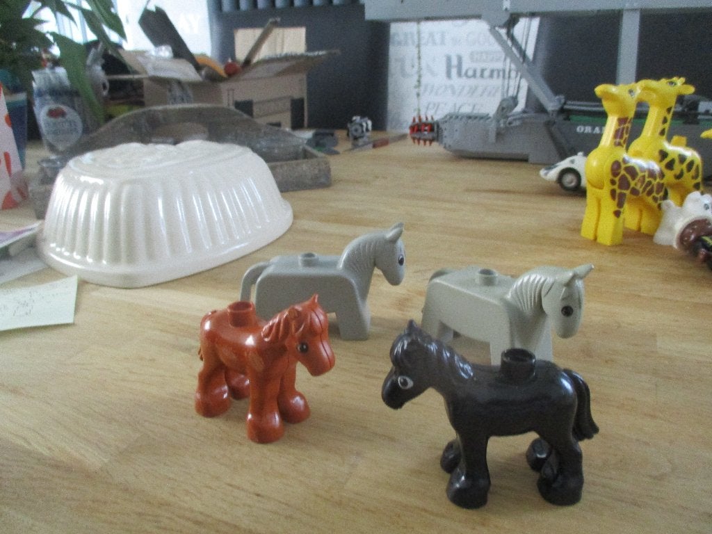 DUPLO PAARDEN EN PONY'S, Gebruikt, Overige thema's, Accessoire, Ophalen of Verzenden