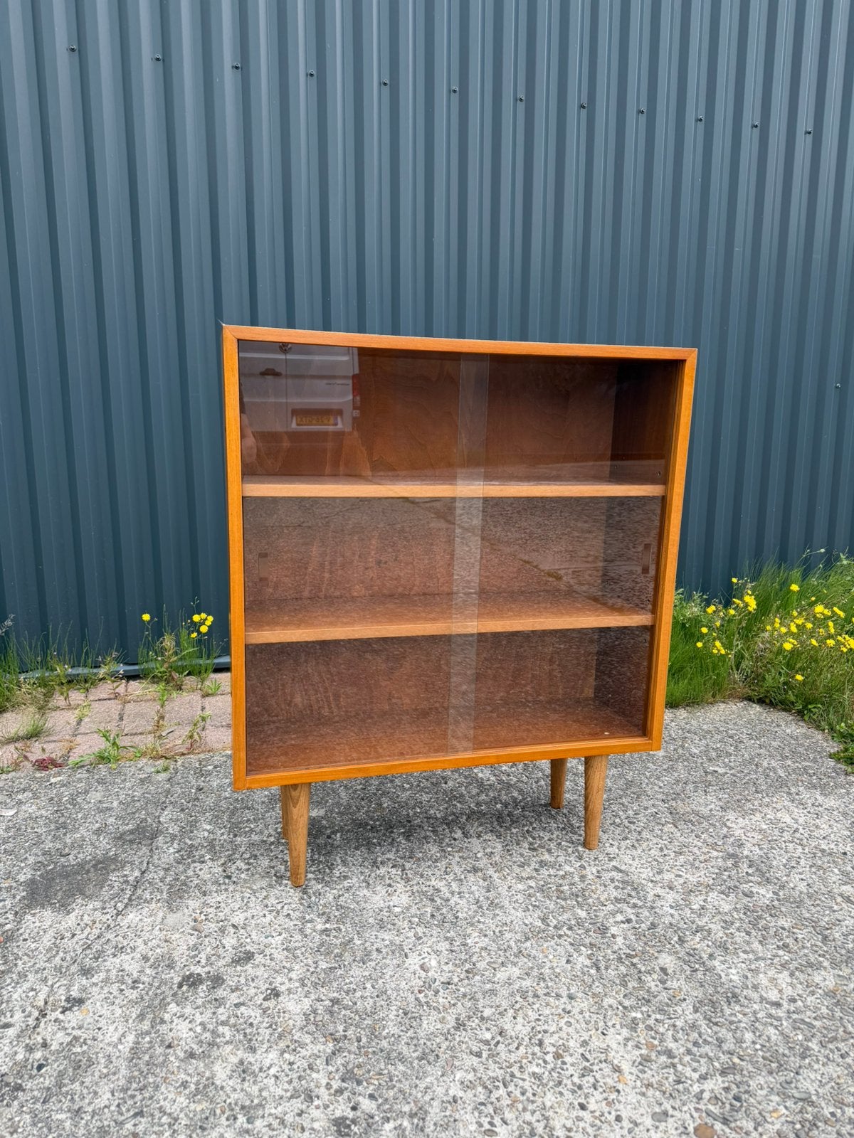 Vintage kastje vitrinekastje vitrine, Ophalen, F, Gebruikt, G