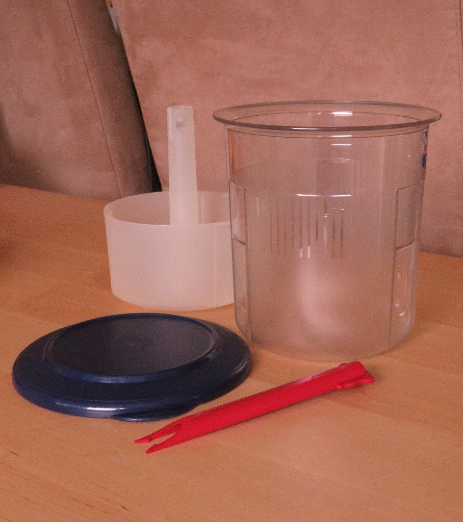 Tupperware Zuurpot / Augurkenpot, Ophalen, Zo goed als nieuw, Blauw, Zuurpot