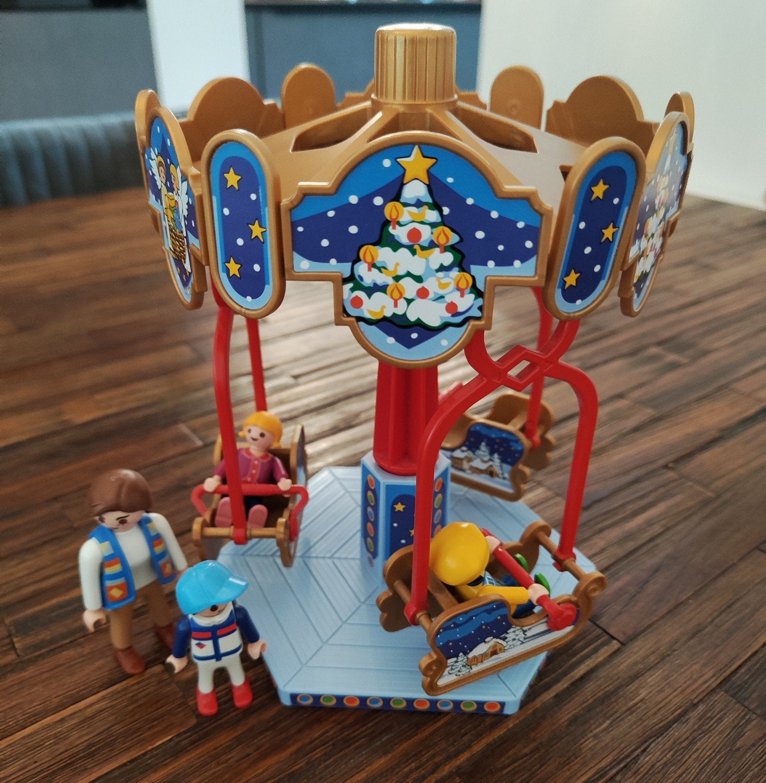 Playmobil Kerst Carrousel met Figuren - Set 4888, Gebruikt, Complete set, Overige typen, Ophalen of Verzenden