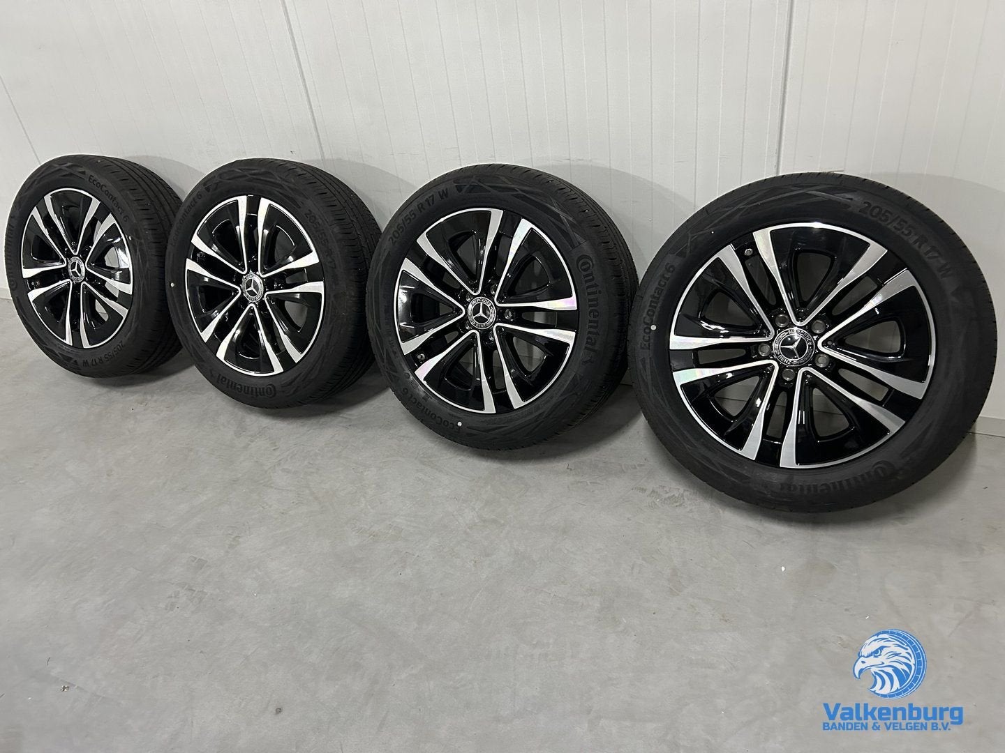 6mm! Originele Mercedes A B CLA Klasse W177 W247 C118 17 inc, Gebruikt, -, -, Banden en Velgen