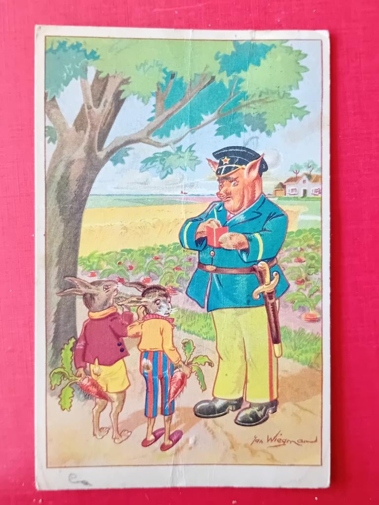 Ansichtkaart Fantasie, Verzamelen, Ophalen of Verzenden, Voor 1920