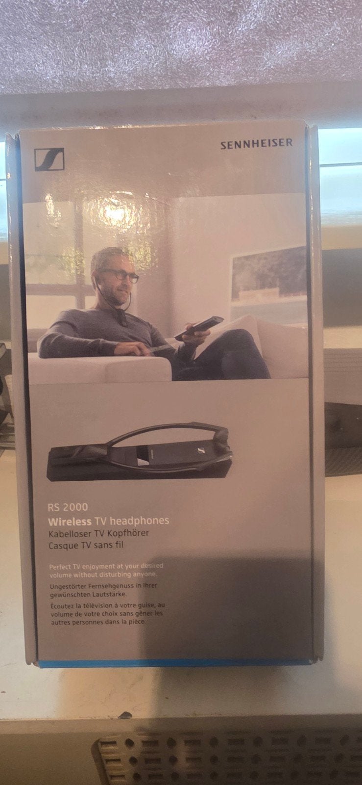Sennheiser RS 2000 Draadloze TV Hoofdtelefoon, Ophalen, Draadloos, Sennheiser, Nieuw