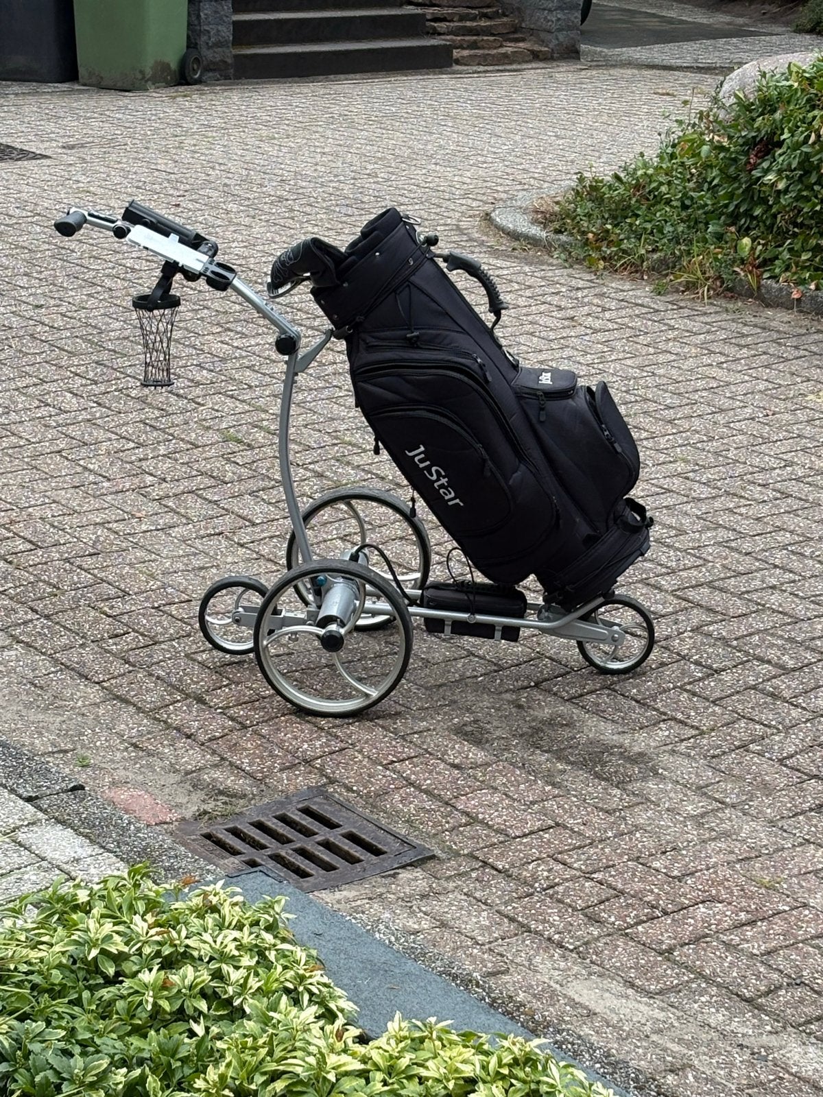 KingCaddy elektrische golftrolley met afstandsbediening, Sport en Fitness, Ophalen, Gebruikt, Golfkar, Overige merken