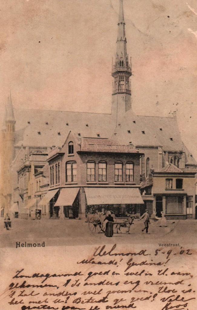 Ansichtkaart Helmond, Verzamelen, Ansichtkaarten | Nederland, Ophalen of Verzenden, Noord-Brabant