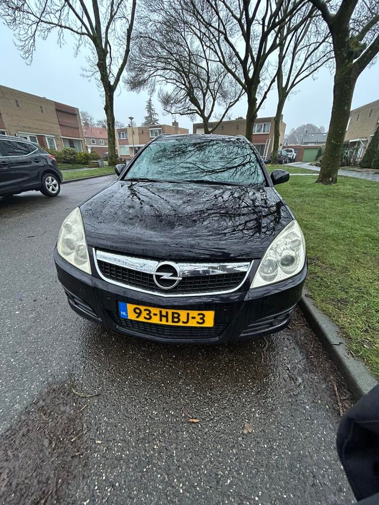 Opel Vectra 2.2 16V St.wgn AUT 2008 Zwart, Auto's, Opel, Particulier, Vectra, Benzine, C, Stationwagon, Automaat, Origineel Nederlands