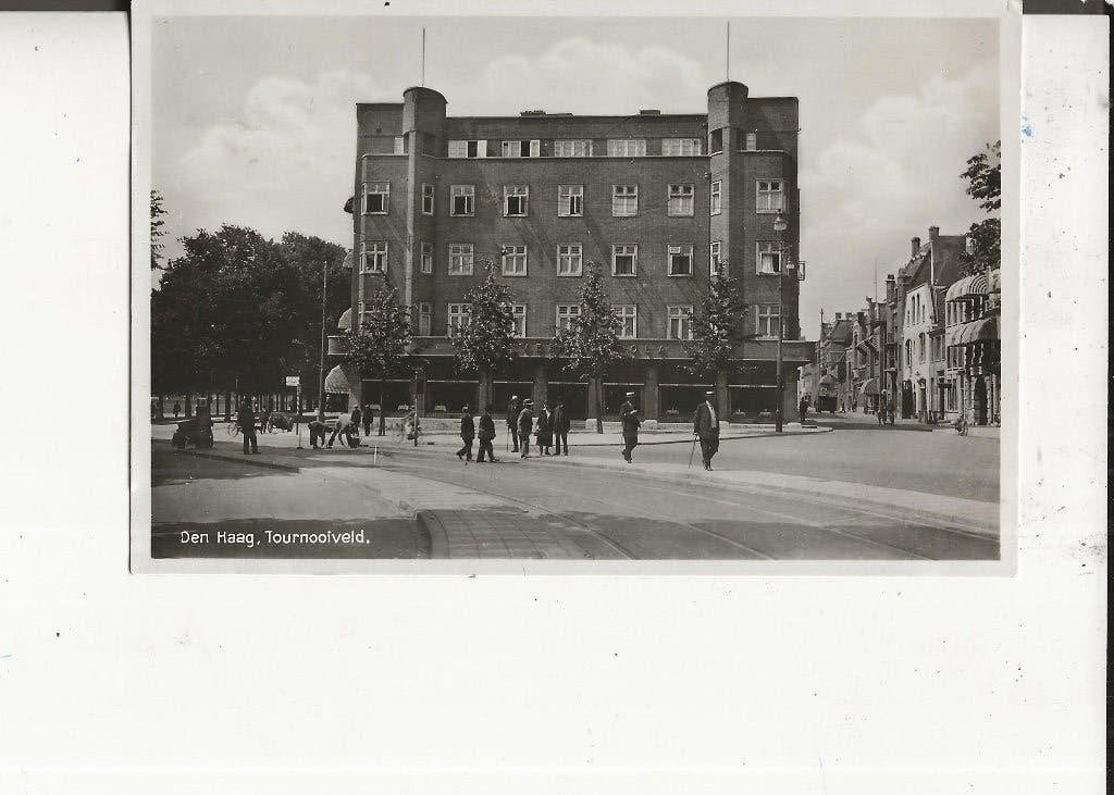 Den Haag Tournooiveld Stempel! hakenkruis 12-11-1938, Ophalen of Verzenden, 1920 tot 1940, Gelopen, Zuid-Holland