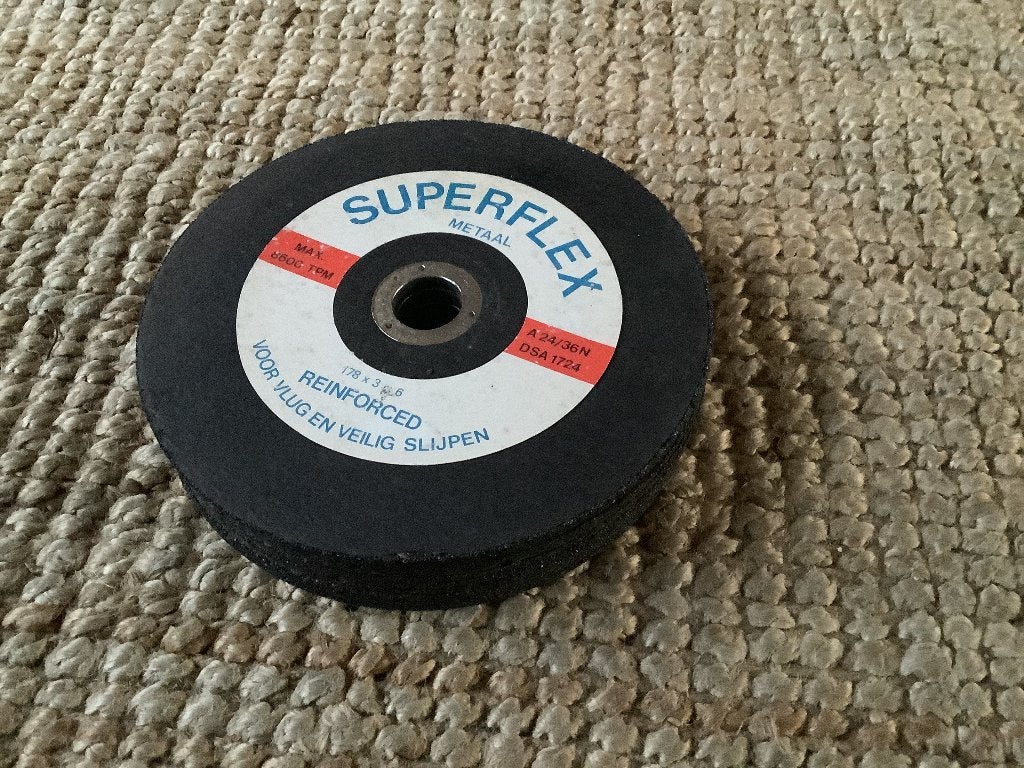 22 afbraamschijven, Superflex, slijpschijven metaal 17x3x6, Ophalen, Nieuw, Minder dan 700 watt, Overige typen