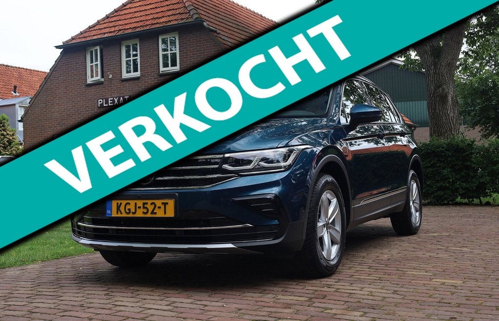 Volkswagen Tiguan 1.4 TSI eHybrid Business+ | SOH 95% | Pano, Auto's, Volkswagen, 1716 kg, 4 cilinders, 150 pk, Blauw