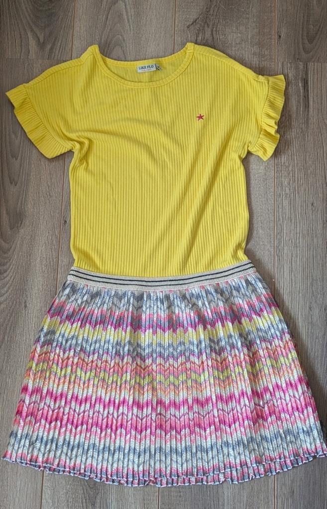 Flo jurk neon geel 158 zgan ! Zomerjurk jurkje, Ophalen, Zo goed als nieuw, Meisje, Jurk of Rok