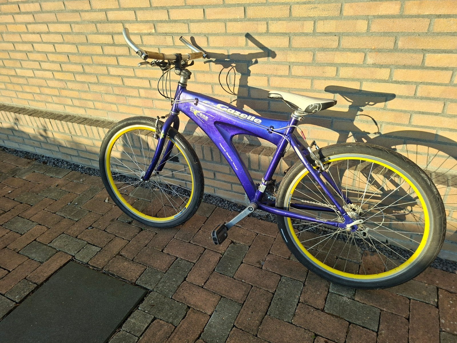 gazelle extreme hybrid mountainbike, Gebruikt, 26 inch, Velgrem, 15 tot 20 versnellingen