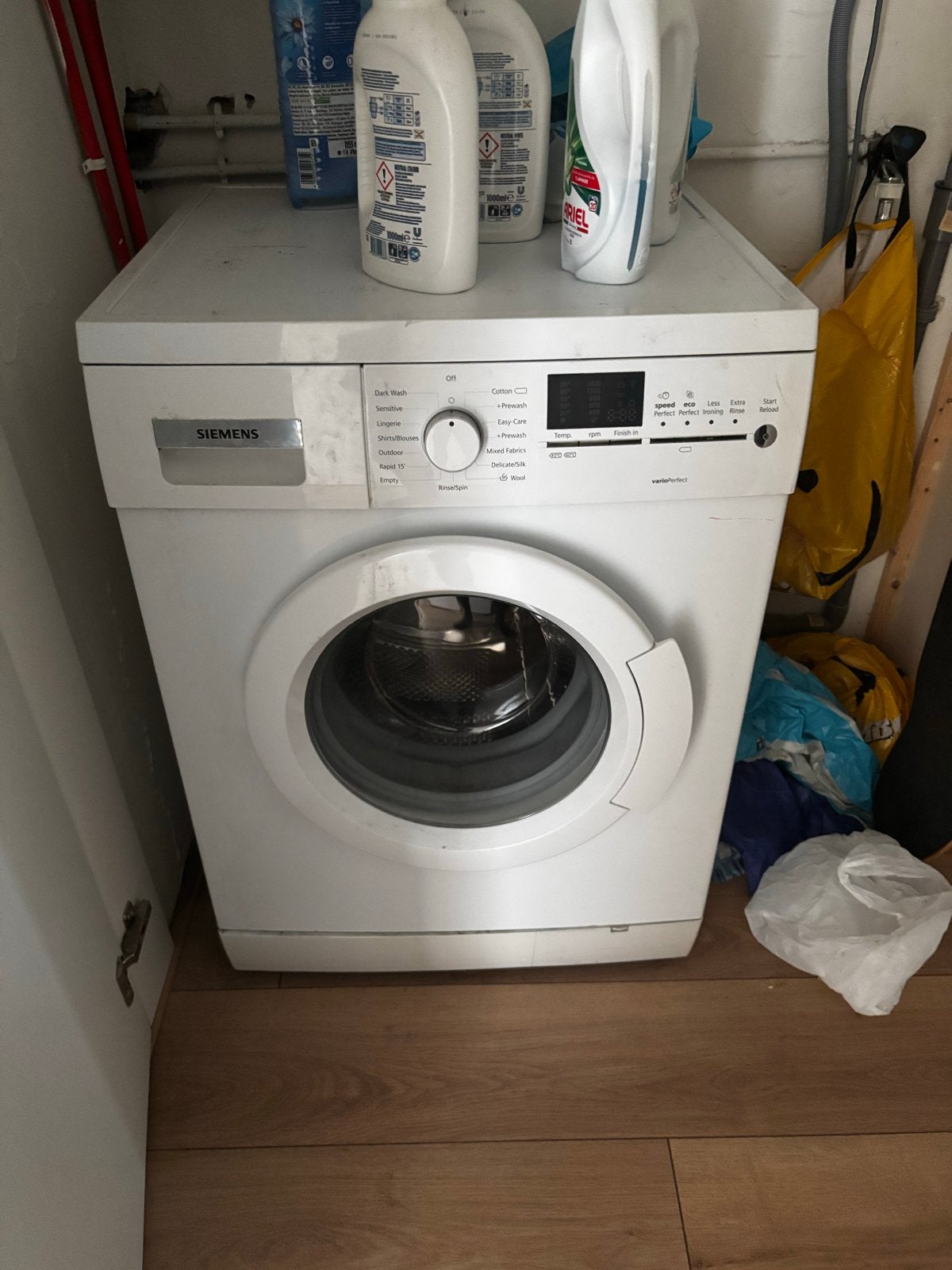 Siemens Wasmachine - Voorlader, Goede Staat, Witgoed en Apparatuur, Ophalen, Gebruikt, Voorlader, 85 tot 90 cm