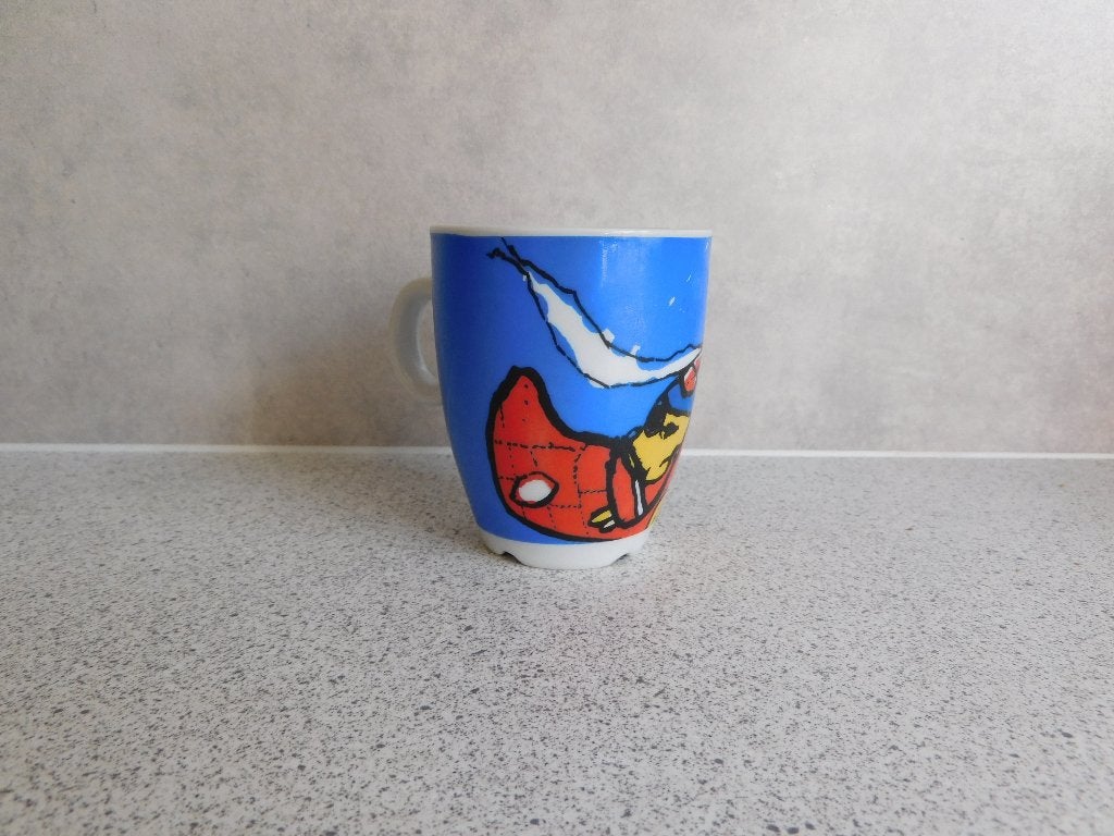 Senseo mok 150 ml. Vliegtuig Herman Brood, Overige merken, Ophalen of Verzenden, Zo goed als nieuw, Overige stijlen