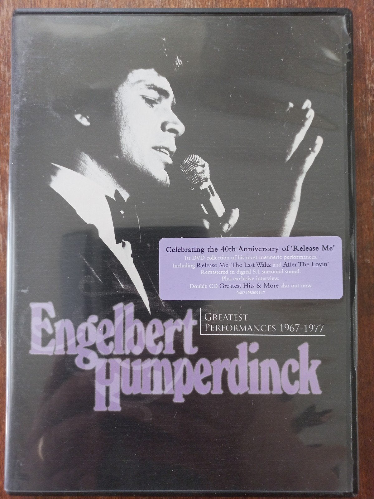 Engelbert Humperdinck - Greatest Performances 1967-1977 DVD, Alle leeftijden, Spaans, Ophalen of Verzenden, Muziekvideo's