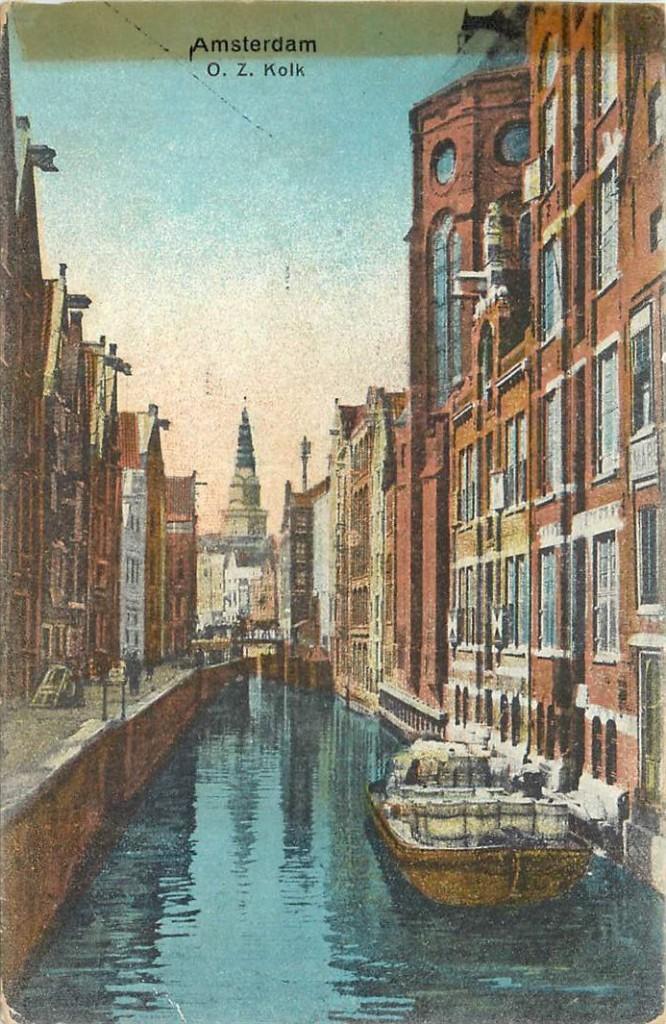 381-459-019 Amsterdam Kolk, Verzamelen, Ansichtkaarten | Nederland, Noord-Holland, Voor 1920, Verzenden