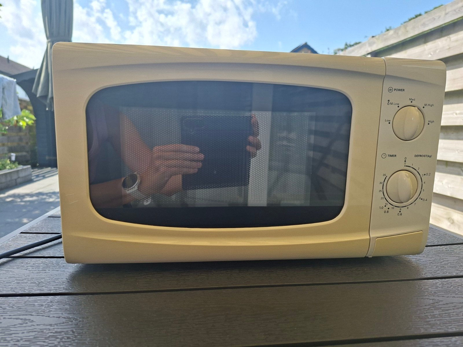 WLA Magnetron MS720W - Gebruikt, in goede staat, Witgoed en Apparatuur, Magnetrons, Ophalen, Gebruikt, Magnetron, Draaiplateau