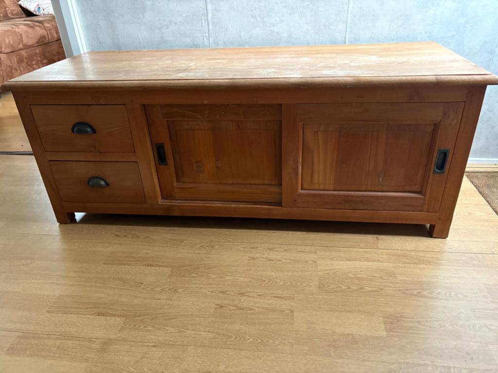 Televisie kast, Gebruikt, 100 tot 150 cm, Ophalen of Verzenden, Landelijk