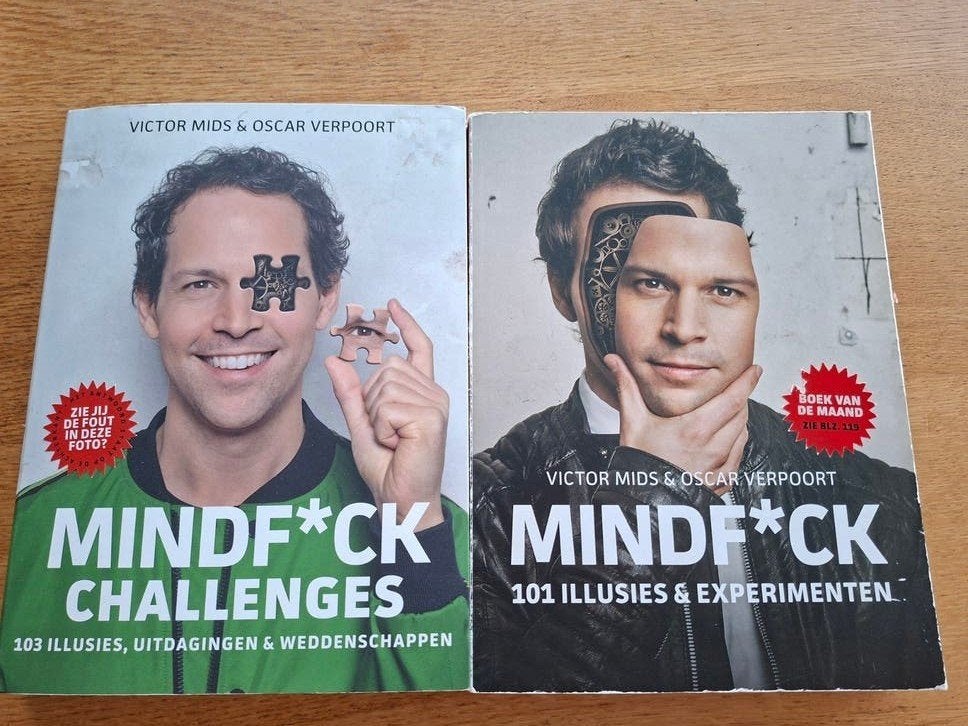 Victor Mids Mindf*ck en Mindf*ck challenges, Boeken, Ophalen of Verzenden, Zo goed als nieuw, Kunst en Cultuur