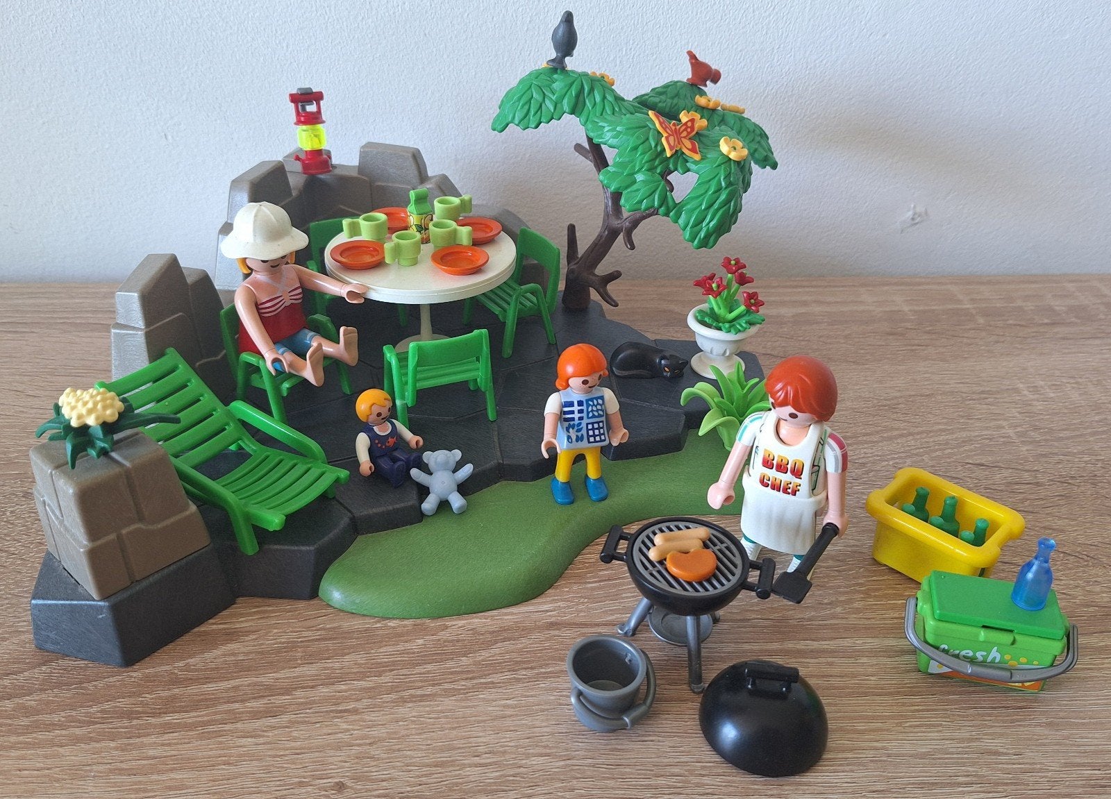 Playmobil Familie BBQ, Kinderen en Baby's, Ophalen of Verzenden, Gebruikt, Jongen of Meisje