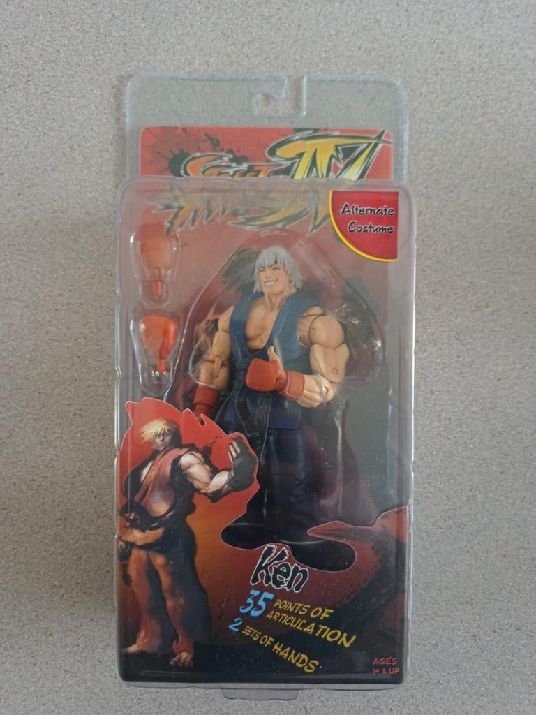 Street Fighter NECA action figure Ken alternate NIEUW, Ophalen of Verzenden, Zo goed als nieuw
