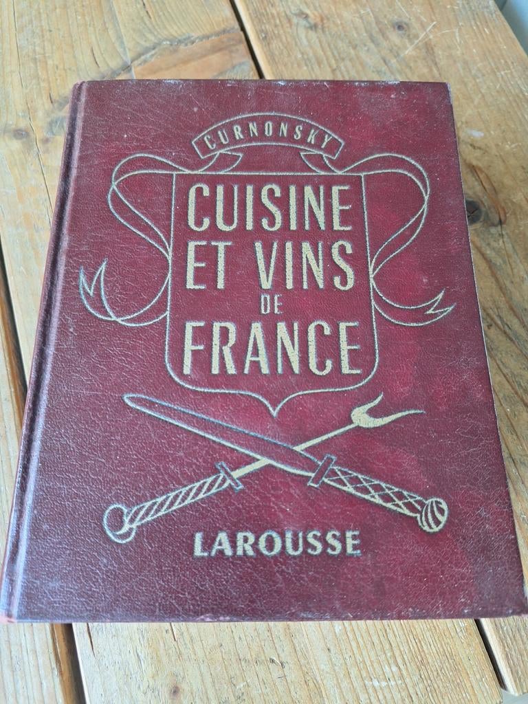 Cuisine et Vins de France Larousse kookboek uit 1953., Verzenden, Gelezen